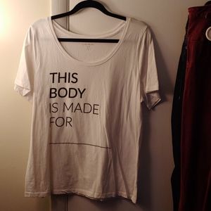 LB cotton tee nwot